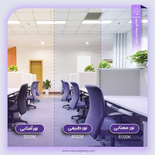 چراغ سقفی ال ای دی توکار