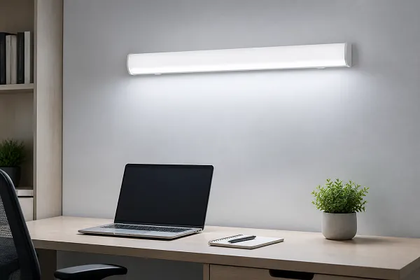 نصب براکت LED مهتابی با نور سفید پرانرژی در راهرو و پارکینگ ساختمان