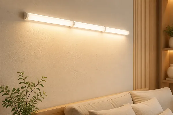 استفاده از براکت LED آفتابی با نور گرم در دکوراسیون اتاق خواب و فضای استراحت